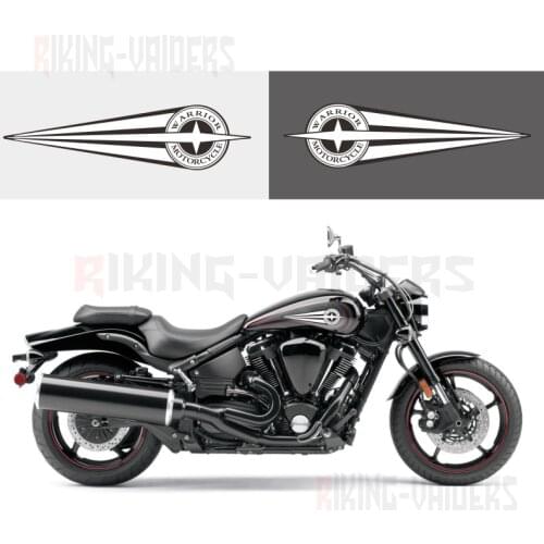 Cross Star Stickers Vinyl Sticker Decal For Yamaha XV1700 Warrior