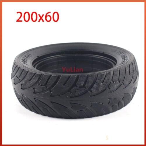 8 inch pneumatic tire 200x60 electric scooter solid tire explosion-proof tire hollow stab-proof tire 200*60