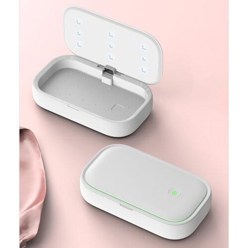 Portable UVC Multifunctional Disinfection Storage Bag & Wireless Charger Mommy Bag Mobile Phone Glasses Mask Disinfect Box