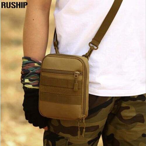 Waist Belt Bag Travel Nylon 1000D Fanny Pack Waist Bag Molle Money Phone Pouch Shoulder Sports bag tool arranging sub packets