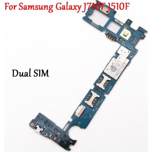 Tested Work Unlock Motherboard For Samsung Galaxy J5 J7 2016 J510F J710F Dual SIM Logic Circuit Electronic Panel With Full Chips