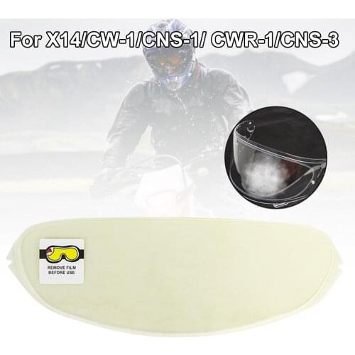 Helmet Visor Film for X14 helmet lens Anti-fog Patch Motorcycle Full Face Helmet Visor Len Clear shield Film Sticker Accessories