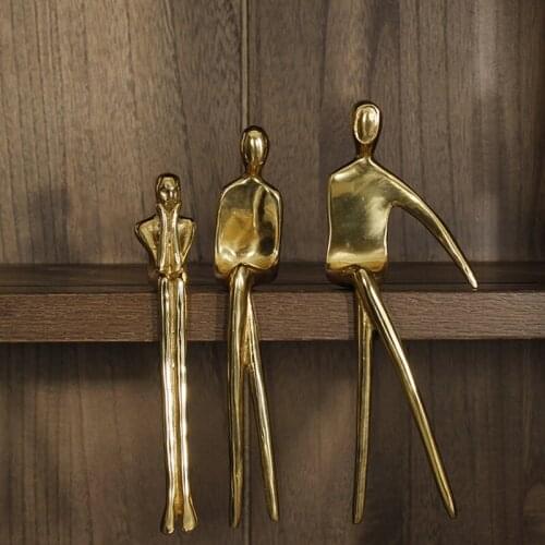 Bookshelf Decoration Home Decoration Crafts Desktop ornaments Send a Gift Brass semi handmade Modern simplicity Creative jewelry