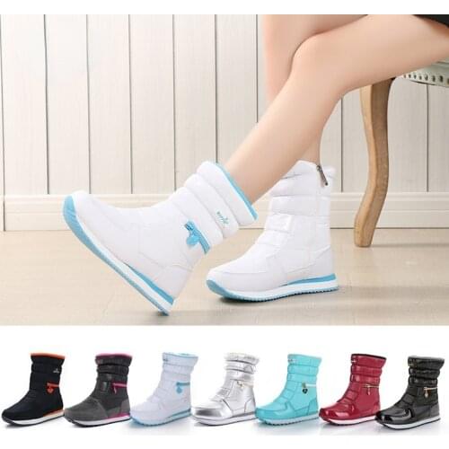 2021 Winter Boots Snow Women Boots High Plush Warm Shoes Easy Wear Shoes Female Hot Boots Plus Size 35 To Big 41 Scarpe Donna
