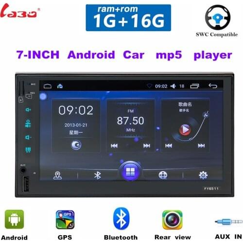 2 Din 7'' Car MP5 Bluetooth WIFI Internet Video Players Touch Screen Car Auto automagnitol GPS Navigation Radio