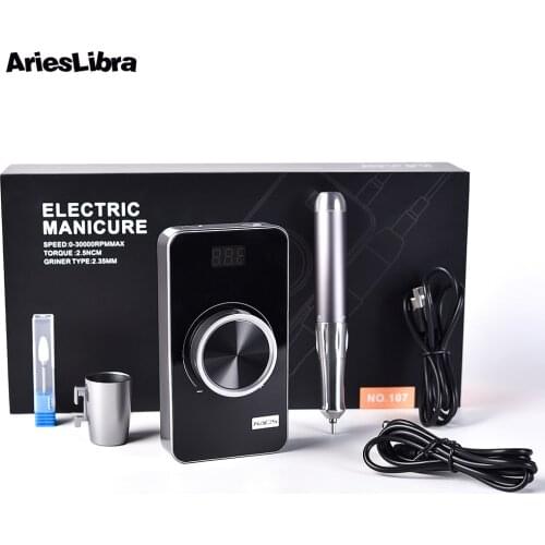 2021 New 35,000rpm Nail Drill Machine For Manicure Pedicure Rechargeable Brushless Motor Professional Electric Nail File Tool