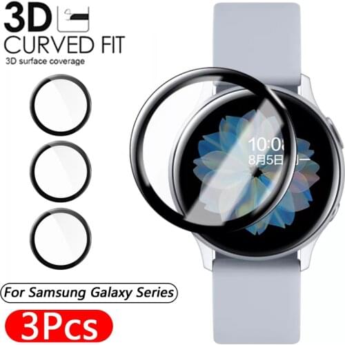 3D HD Polymer Ultra-thin Screen Protector Film For Samsung Galaxy Acitve 2 Soft Glass Film For Galaxy Watch 3 For Geat Sport S3