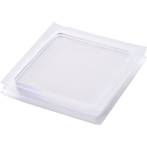 4PCS/Set Anti Skid Furniture Table Pads Stopper Transparent Self Adhesive Square PU Pads Wood Floor Protector Shock Absorbers