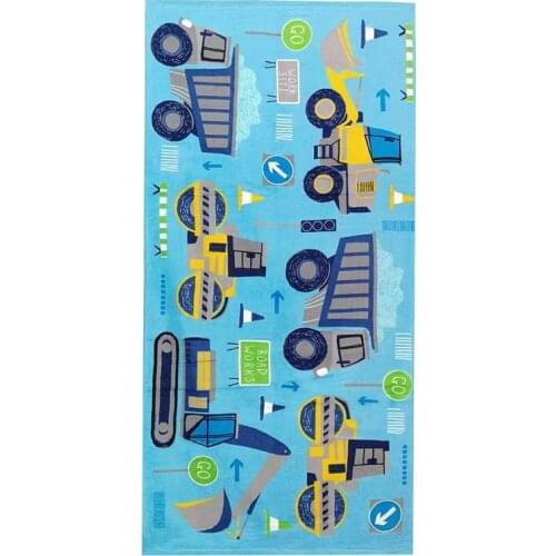 70*150cm Engineering vehicle Cartoon Towels baby bath towel Children and Adults Beach Bath Towel Cartoon Bikini Covers