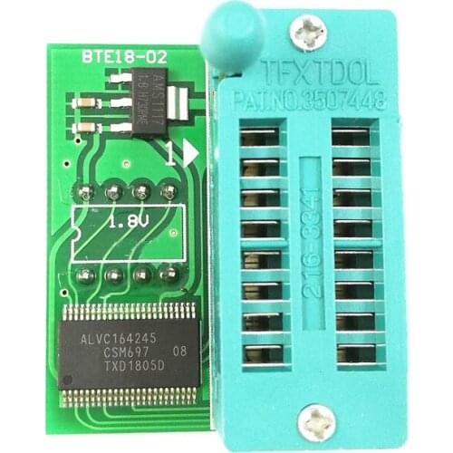 1.8V adapter for Iphone or motherboard 1.8V SPI Flash SOP8 DIP8 W25 MX25 use on programmers TL866CS TL866A EZP2010 EZP2013 CH341