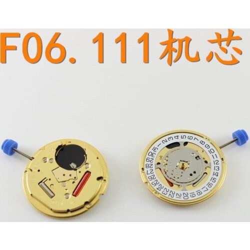 Watch accessories original Swiss ETA F06.111 movement three needle quartz movement does not contain batteries