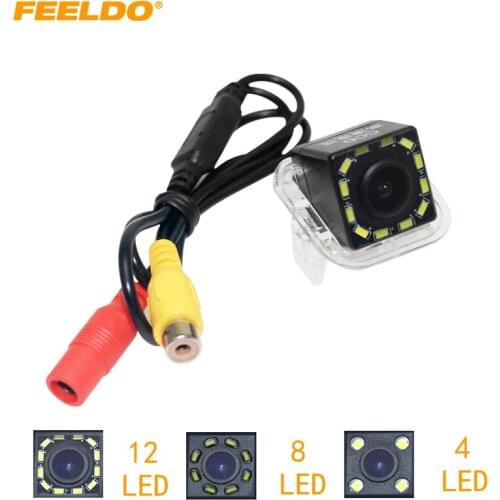 FEELDO Car Night Vision CCD Rear View Parking Camera for Toyota Alphard Vellfire Reverse Backup Parking Camera #HQ1886