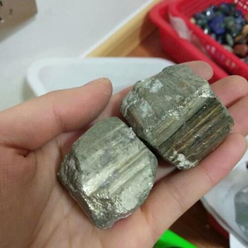 Free Shipping Natural Stone Iron Pyrite Cube Jewelry Making Strand DIY Jewelry raw quartz crystals and stones specimen 1 pc