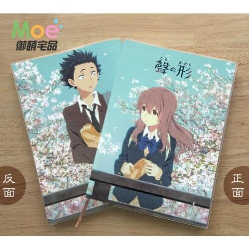 AnimeA Silent Voice Figure Student Notebook Delicate Eye Protection Notepad 6583 Diary Memo Gift