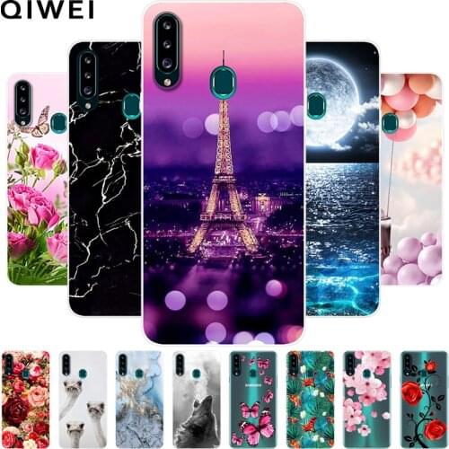 For Samsung Galaxy A20S Case Cover Slim Funda Painted Clear Soft TPU Phone Cases For Samsung A20S A20 s A20E Silicone Back Cover
