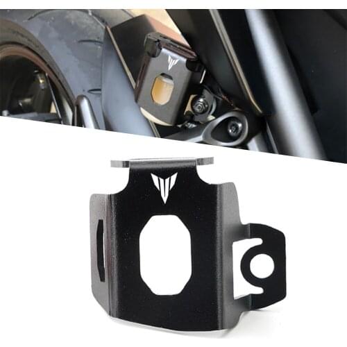 For Yamaha MT-03 MT-07 MT-09 MT-10 MT-25 MT03 MT07 MT09 MT10 MT25 CNC Rear Fluid Reservoir Guard Cover Oil Cap Protector