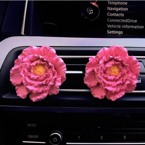 Perfume Vent Outlet Air Conditioning Bloom Flower Fragrance Clip Cute Creat Gift Car Air Freshener