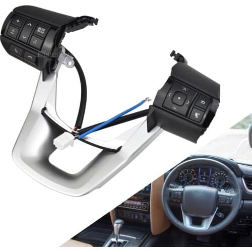 Car -styling buttons For Toyota Hilux 2015-2019 Revo Rocco Fortuner 2015-2020 Multi-function Car steering wheel control buttons