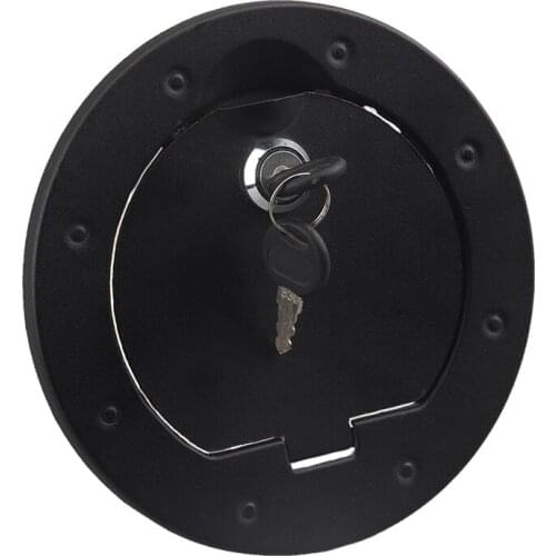 Tank Cap for Jeep Wrangler JK 2007-2017 Aluminum Locking Gas Tank Cover