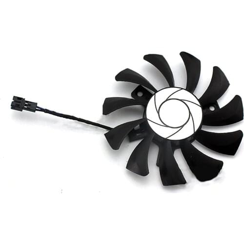 1pc/2pcs HA8010H12F Graphics Card Cooling Fan 75MM GPU Cooler for MSI GTX 1050ti 1050 GTX 1650 Repair Part