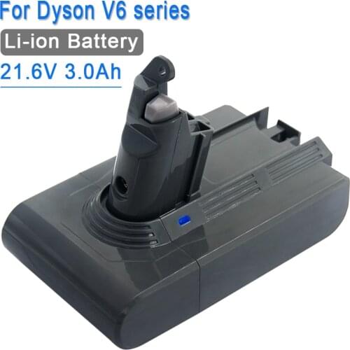 21.6V 3.0Ah Li-ion vacuum cleaner replacement battery for Dyson DC58 DC59 DC61 DC74 DC74 V6 DC62 animal rechargeable bateria