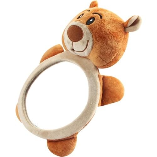 Soft Bear frame Baby Car Mirror, Rear Facing Mirrors, Backseat Baby Mirror, Rear View Car Mirror, Shatterproof