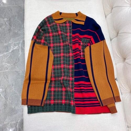 New ladies fashion 2021 long sleeve sexy casual lapel shirt sweater 1103