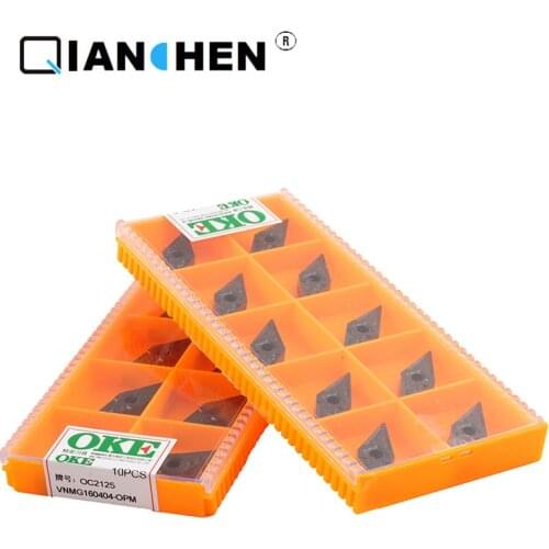 Original quality OKE 10pcs/lot high precision high performance high strength CNC VNMG160404-OPM OC2125 industry carbide inserts