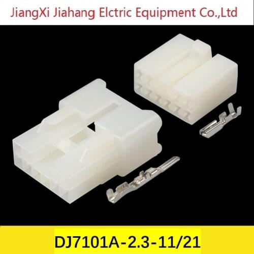 Free shipping 200sets DJ7101A-2.3-11/21 10Pin AMP Car Electrical Wire Connectors for VW,BMW,Audi,Toyota