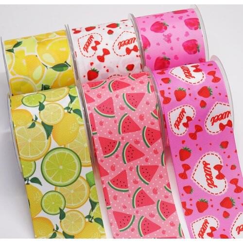DIY Handmade Materials Printed Grosgrain Ribbon 50 Yard Per Size 54579