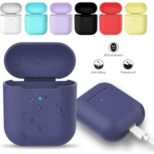 Silicone Skin Case Shockproof Bluetooth Wireless Earphone Protective Cover skin Accessories for Iphone Bluetooth Earphone Case