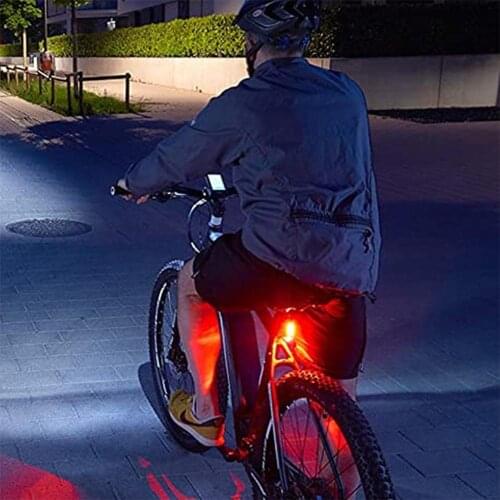 LED Bicycle Light Tail Light Highlight Night Riding Light Bicycle Tail Light Bicycle Brake Light Safety Bike Warning Lights