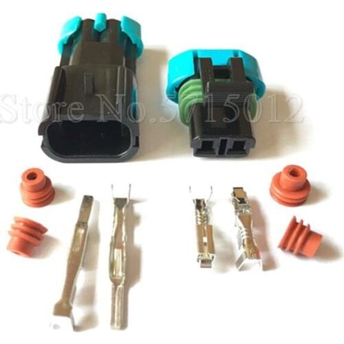 2 Hole 15300027 15300002 Weather Pack Waterproof Auto Fan Socket Automotive Wiring Connector