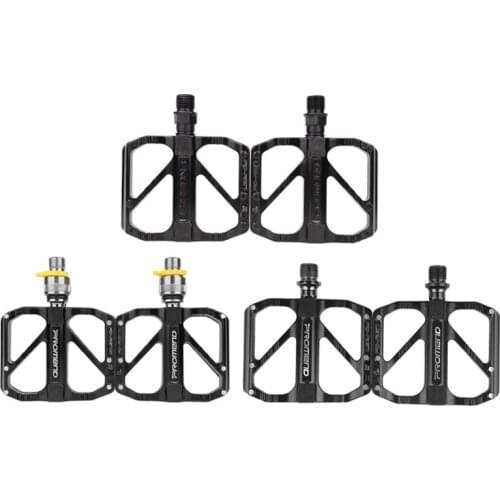 1 Pair Road Mountain Bike Ultralight Non-slip Flat Pedals Aluminum Alloy 3 Sealed Bearings Pedal Footboard for Bicycle