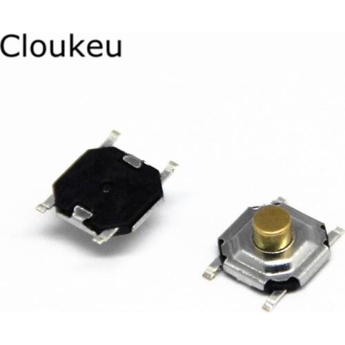 100Pcs Touch micro switch Copper 4*4*1.9MM 4X4X1.9MM SMD4