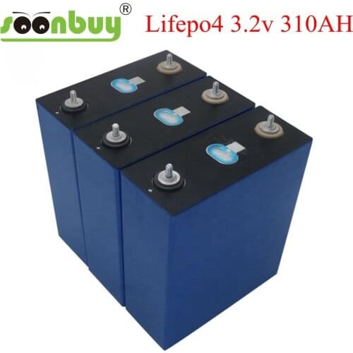 2020new 3.2V 310Ah lifepo4 battery DIY 12V 310AH rechargeable battery pack for E-scooter RV Solar Energy storage system