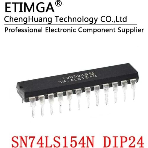 5PCS/LOT SN74LS154N HD74LS154P DIP-24 4-wire-16-wire