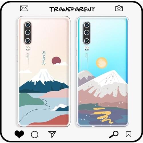 For Huawei P30 Lite Case Clear Phone Cover For Huawei P30 Pro Transparent Soft TPU Case For Huawei P30 Fashion Protective Coque