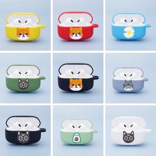 For Edifier Lollipods Pro Case Cartoon funny Non-slip Silicone Protect Earphones Cover For Lolli pods Pro Headphones Case