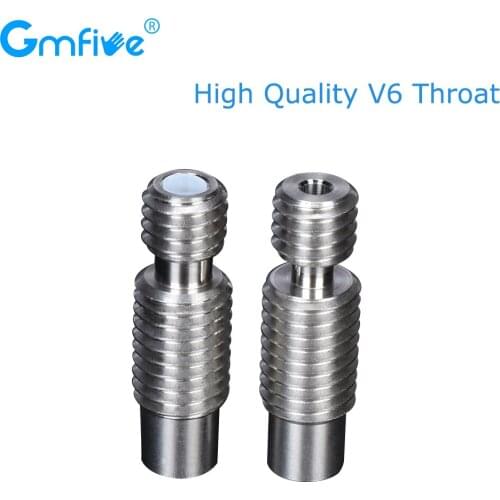 GmFive E3D V6 Heat Break V6 Throat Stainless Steel Bowden Hotend J-head Extruder For Heater Block Ender 3 3D Printer Parts