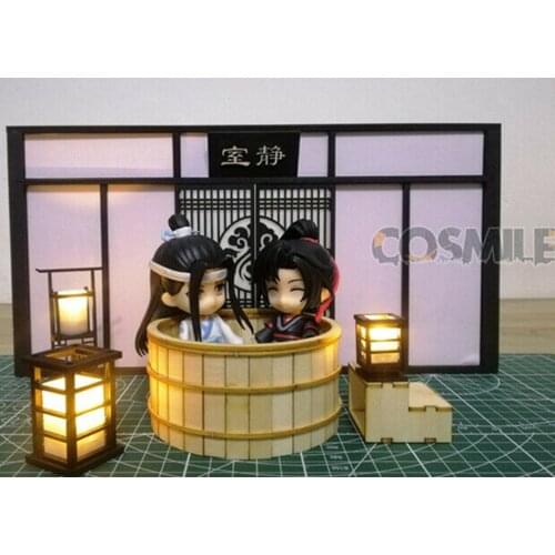 Grandmaster of Demonic Cultivation Wangji Wuxian Bathtub Fit figure Scene Accessory limit christmas gift