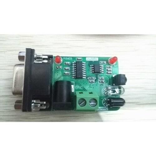 Learning RS232 to infrared serial port to infrared support 32 ~ 45k including 5V power supply