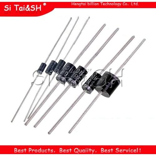 20PCS Rectifier Diode 1N5408 1N5404 1N5401 1N5822 1N5818 UF5408 UF5402 6A10 10A10 DO-27