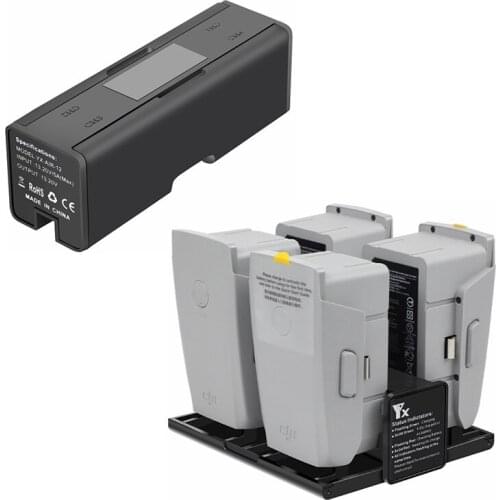 4 Slots Digital Display Drone Battery Charger Fast Charge Hub For DJI Mavic Air 2 Intelligent Flight Battery Accessories