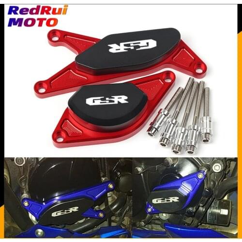 For SUZUKI GSR750 GSR600 GSR400 GSR 400 600 750 CNC Completo Motor Crash Pads Quadro Sliders Protector