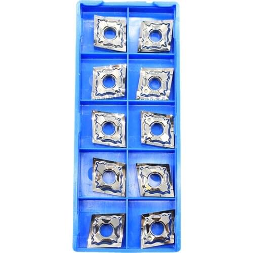 10pcs CNMG120402 HA H01 aluminum alloy blade blade tool turning tool CNMG120402 CNC tool AL + TIN alloy wood