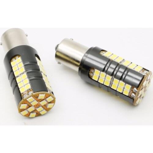 2pcs 1156 Ba15s P21W PY21W T20 7440 canbus No erro 3030 60SMD S25 LED white Amber Super Bright White Backup Reverse Light Bulb