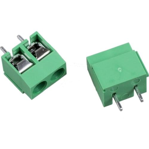 High Quality 20pcs 2 Pole 5mm Pitch PCB Mount Screw TermInal Block Connector 8A 250V