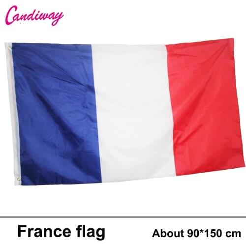 3ftx5ft France Flag 150x90cm custom flag banner national flags Super-Poly hanging Indoor/Outdoor French FLAG Country Banner