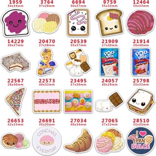 30pcs/lot MOM and Baby Notes Flat Resins Food Boss Planar Resin For Hair Bow Characters PR1959